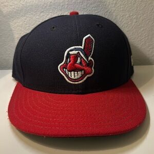 Cleveland indians fitted cap